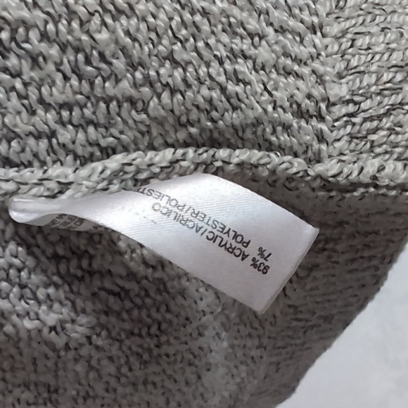 Carolyn Taylor Light Grey Acrylic Blend Button Cardigan Size Large - Picture 5 of 6